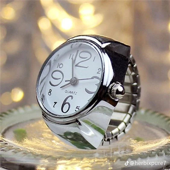 Beautiful stretchable Ring watch