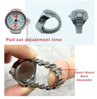 Beautiful stretchable Ring watch