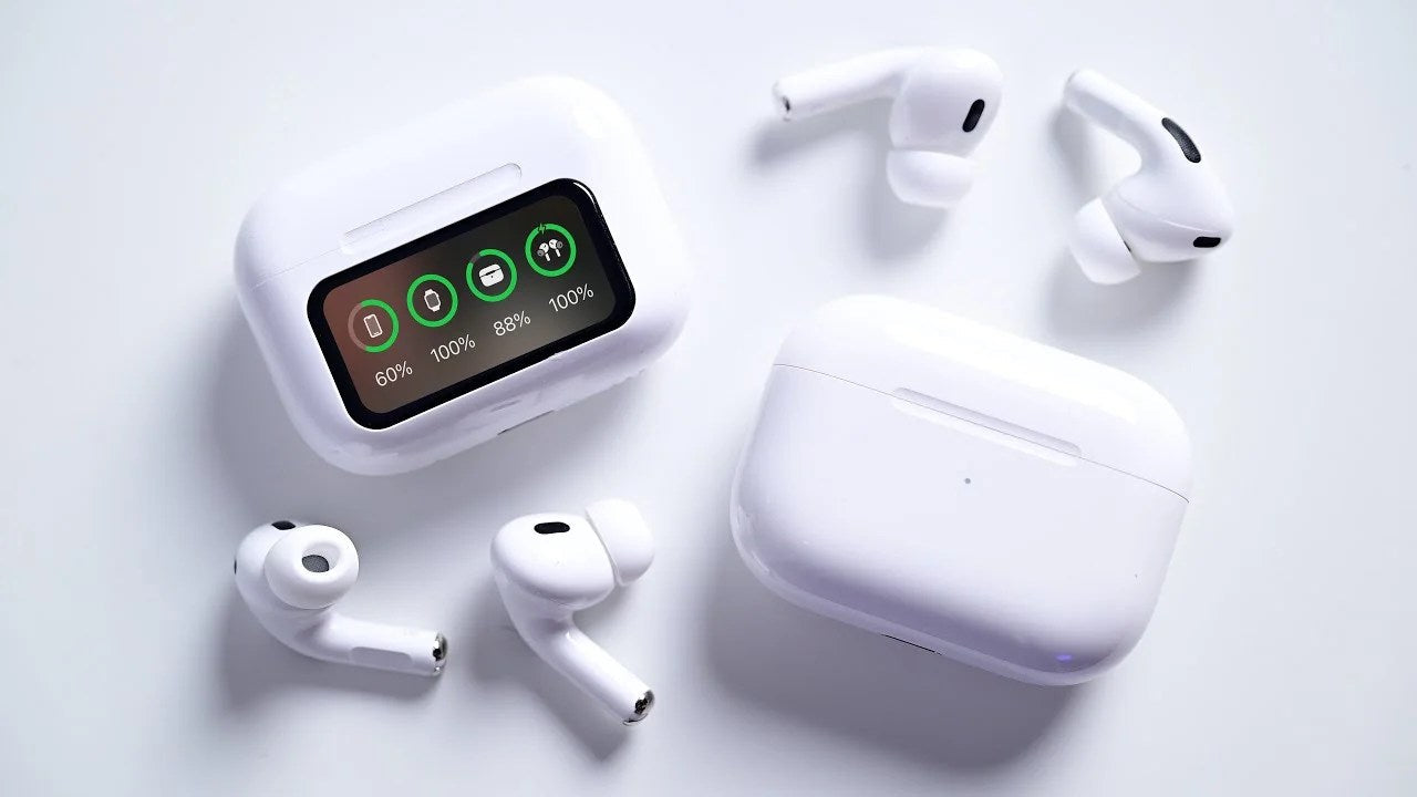 Earpods with touch screen